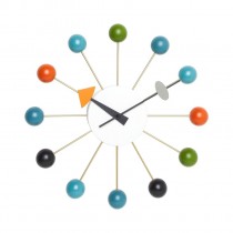L'horloge Ball Clock de George Nelson signée Vitra. 