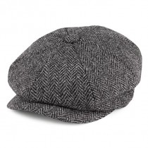La casquette Gavroche en Harris Tweed de chez Failsworth Hats