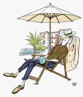 Le style Drake’s of London par Akira Sorimachi