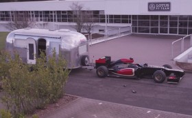 Lotus Airstream, une bonne façon de patienter avant la reprise des Grands Prix.