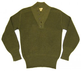 Le Pull 5 boutons de l'US Army.