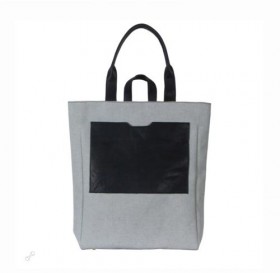 Le tote bag Toile et Vachette de chez MarieBerte