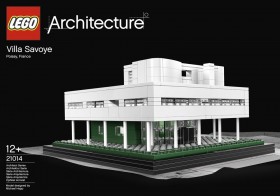 La villa Savoye du Corbusier by LEGO ®.