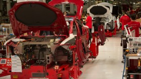 Telsa Model S, un beau process de production.