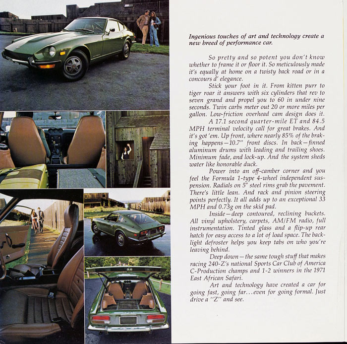 Datsun 240Z brochure