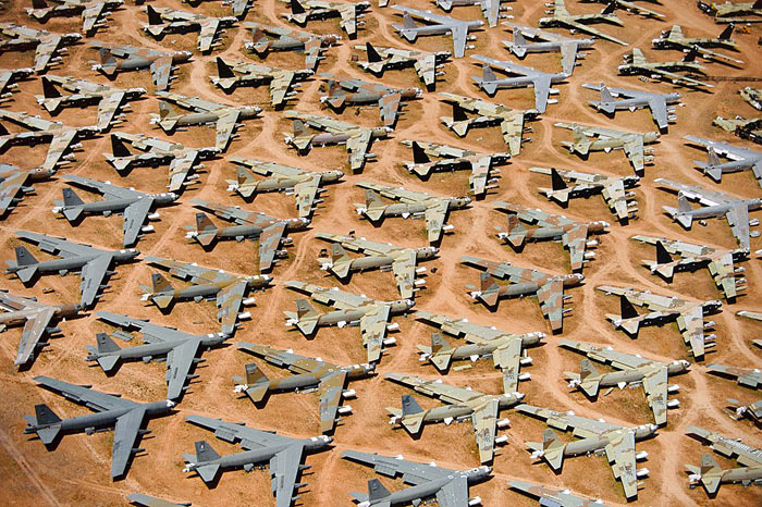 Davis Monthan Air Force Base The Boneyard cimetiere avions