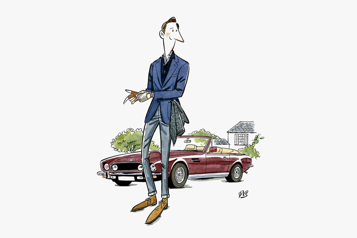 Le style Drake's of London par Akira Sorimachi Le style Drake's of London par Akira Sorimachi