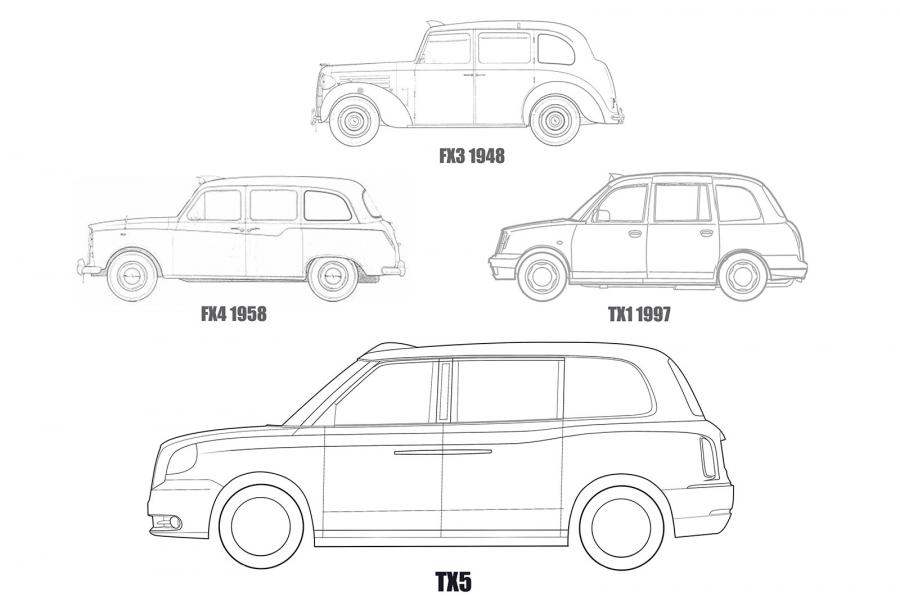 London Taxis Londres TX5 Geely London Taxis Londres TX5 Geely